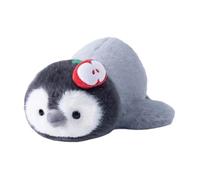 Générique Cute Lying Plush Penguin Toy | Plush, 25cm, 150g | Egg Snowflake Decorative Stuffed Animal | New Year Birthday Gift for Kids Girls