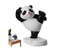 Générique Cute Panda Phone Holder, Resin Panda Phone Holder, Decorative Panda Desk Accessories for Table Decoration, Window Sill, Fireplace, Shelf Decoration (b)
