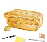 Générique Cute Pencil Pouch, Animal Zipper Pencil Pouch Large Pen Case, Aesthetic Stationery Supplies Pen Holder Bag for Eraser, Scissors, Sticky Notes, Children, Girls, Kids, Teen School Essentials