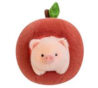 Générique Cute Plush Cartoon Animal Set, Pink Soft Fruit Shape Pillow Plush, 14.17 inches Decorative Stuffed Dolls, Hugging Companion Ideal Or Room Decor, Home Decoration and Birthdays