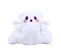 Générique Cute Plush Ghost Backpack - Soft Halloween Candy Bag & Đaypack | Playful wooden spider prank box delivers fun surprises and laughter for kids, adults, family gatherings, and April Fools joke