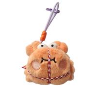Générique Cute Plush Keychain, Cartoon Hairy Crab Doll Pendant, Car and Bag Charm, Backpack Accessory, Stuffed Animal Keyring, Decorative Home Workplace Vehicle Interior Ornament