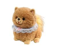 Générique Cute Realistic Puppy Plush - Soft Huggable Stuffed Animal | Adorable Puppy Toy for Girlfriend Children Men Women Kids Boys Girls Youth Teens Son Daughter Family Birthday Gift