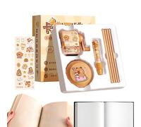 Générique Cute Stationery Set, Cartoon Theme School Supplies Kit, Aesthetic Study, Electric Vacuum Eraser Sharpener, Fun Writing Tools, for Kids Teens Boys Girls Classroom Reward Gift Use