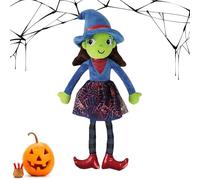 Générique Cute Stuffed Presents - Soft Plush Witch Doll Halloween Decoration, Adorable Decorative Plush Figure for Spooky Home Display, Indoor Table Decor, Trick Or Treat Prop