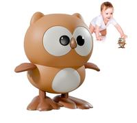 Générique Cute Wind Up Toys,Walking Owl Clockwork Toy | 8x8x8.5cm Kids Colorful Bird Toys, Perfect Novelty Cartoon Style Clockwork Toy for Home, Kindergarten, Nursery, Preschool