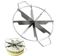 Générique Cutter à entier - Diviseur en lourd, Balanced Round Press | Outil de dessert parfait, gadget de tranchage de pâte à pâte rapide, presse de partition de gâteaux conviviale, dispositif de