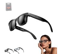 Générique Cyanvue AI Smart Glasses, 2025 New AI Smart Glasses, 8mp Camera Glasses with Music & Call Features, Smart Glasses for Men Women with Camera, AI Translator/Recording, Music, Calls (Black)