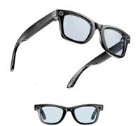 Générique Cyanvue AI Smart Glasses - 8mp Camera Glasses with Music & Call Features, AI Photography Smart Glasses with Camera, Ultra-Light Ipx65 260mah Long Standby Time Unisex (Clear)