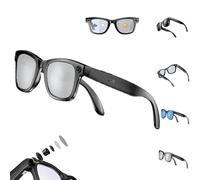 Générique Cyanvue AI Smart Glasses - 8mp Camera Glasses with Music & Call Features, Waterproof Smart Glasses for Men with Camera, Smart Glasses for Men Women (Color-Changing)