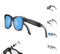Générique Cyanvue AI Smart Glasses - 8mp Camera Glasses with Music & Call Features, Waterproof Smart Glasses for Men with Camera, Smart Glasses for Men Women (Blue)