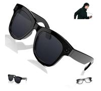 Générique CyanVue AI Smart Glasses, 8mp Camera with Music & Call Features, Bluetooth with 144 Translation, AI Real-Time Ranslation, Ip65 Dust, Anti-Blue Light Glasses (Black)