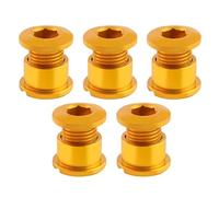 Générique Cycling Chainring Bolts - High Strength Alloy Sprocket Rings Fixing Tool | Chainwheel Bolts for City Commuting Long Distance Riding Busy Streets Outdoor Adventures Complete Set Secure