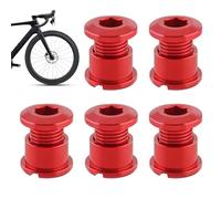 Générique Cycling Chainring Bolts - High Strength Alloy Sprocket Rings Fixing Tool | Chainwheel Bolts for City Commuting Long Distance Riding Busy Streets Outdoor Adventures Complete Set Secure