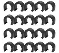 Générique Cycling Shift Cable Clamp - 20 Piece Quick Fix Accessories, Housing C Clip Fasteners, Outdoor Riding Maintenance Equipment, Portable Bicycle Repair Support Tool | for Mountain Road Folding