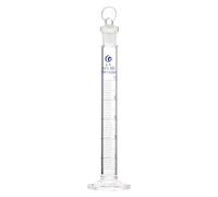 Générique Cylindre Gradué Résistance Chimique avec Bouchon 10ml en Verre Épais pour Laboratoire Professionnel et Expériences Scolaires