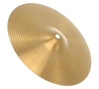 Générique Cymbale Résistance la Déformation Crash en Laiton Or pour Batterie et Sensation Confortable pour S'entraîner la Batterie Jazz