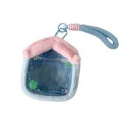 Générique D ' affichage transparent pour figurines, pochettes de | Petites pochettes de rangement pour poupées, pour décorations de sacs, breloques pour objets de collection