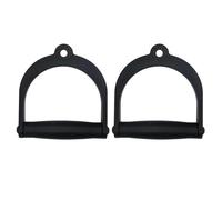 Générique D Handle Cable Attachment - Heavy Duty Gym Cable Handles, Non Slip Rubber Grip with Steel Core, Strength Training Accessory, Bicep Curls, and LAT Pulldowns for Home Or Commercial Gym