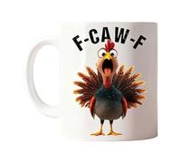 Générique Da Caffè Gallina - 350 Ml Ceramica A Tema Fattoria Con Manico Ergonomico, Divertente Animale Per Colazione Ufficio Casa Cucina | Regalo Autunno Natale Halloween Ringraziamento Compleanno D