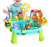 Générique Da Gioco Con Acqua Corrente, Giocattoli per Lavello Da Cucina Con Rubinetto Elettrico Aggiornato, Set Da Gioco Con Tavolo Con Sabbia E Acqua, Giocattoli Da Pesca Galleggianti in Piscina