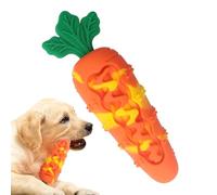 Générique da masticazione per cani a Forma di carota - Resistente da masticare in Silicone per cuccioli, interattivo vegetale per animali domestici | Articoli da masticare per a