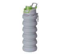 Générique Da Viaggio Pieghevole In Silicone - Bottiglia D’Acqua Portatile | Bicchiere Riutilizzabile In Silicone Alimentare Con Coperchio | Da Bere Per Campeggio, Picnic, Viaggio E Outdo
