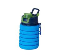 Générique Da Viaggio Pieghevole In Silicone - Bottiglia D’Acqua Portatile | Bicchiere Riutilizzabile In Silicone Alimentare Con Coperchio | Da Bere Per Campeggio, Picnic, Viaggio E Outdo