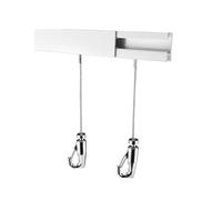 Générique . d'accrochage Invisible for Tableaux - Rail dissimulé avec câbles en Acier réglables for la Suspension de Tableaux, d'œuvres d'art et de miroirs.(2 Hook,200cm/78in)