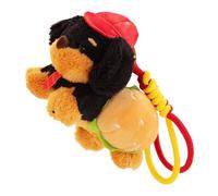 Générique Dachshund Plush Keychain - 8cm Dog Shaped Soft Toys, Stuffed Animals Charms | Cute Key Ring Ornaments for Backpack School Bags Cars Keys Miniature Accessories Gift Kids Adults Pet Lovers