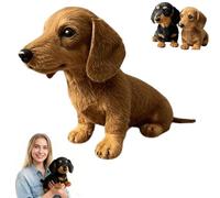 Générique Dachy 2.0 AI Powered Plush Dog, Dachy 2.0, Interactive Dachshund Plush Toy, Dachshund Plush Sofa Ornaments and Decorations, for Dog Lovers (1pcs,Brown)