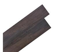 Générique Dalles de Plancher PVC autoadhésif 5,02 m² 2 mm Marron foncé,Quincaillerie, Matériaux de Construction, Tapis & revêtements de Sol, Brun (Poids 17.8KG)