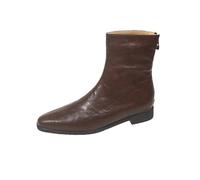 Générique Dame Bottes Chelsea Courte plates zipper Dame Bottines Millésime rétro loisirs Women Boots à talon carré classiques cuir véritable Confortable Bottes pour femme Souple Elégantes Cowboy