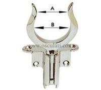 Générique Dame nage Laiton chromé Rabattable 12x50 mm