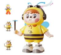 Générique Dancing Bee Toy, Musical Interactive Bee with Lights & Music, Lovely Happy Dancing Toy, Singing Bees with Swinging Motion (Blue)