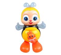 Générique Dancing Bee Toy | PP, 5.3in X 4.3in X 7.9in, 350g | Electric Singing & Wiggling Cartoon Bee with Lights | Interactive Music Toy for Kids,