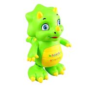 Générique Dancing Dinosaur Robot - Interactive Electronic Toy with Lights Music, Multi-Sensory Green ABS Dinosaur for Kids | Educational Dancing Robot Toy for Boys Girls Emotional Vision Motor Skill