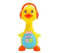 Générique Dancing Duck Kids Toy, Interactive Musical Duck with Lights & Flashing LED, Educational Electric Crawling Toy for Sitting Training, Sensory Ţoy for 6-18 Month Boys Girls