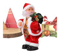 Générique Dancing Santa Claus - Fabric 27.5x13x15cm | Electronic Hip Shaking Musical Santa Claus | Christmas Animated Decoration for Home Bedroom Living Room and Holiday Parties