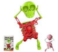 Générique Dancing Skeleton Toy, 3D Printed Taste Desk Decor Rotating Spring to Provide Power, Walkable Cute Funny for (C)