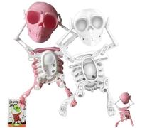 Générique Dancing Skeleton Toy, 3D Printed Taste Desk Decor Rotating Spring to Provide Power, Walkable Cute Funny for (A+B)