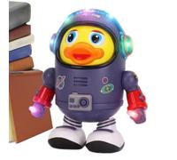 Générique Dancing Space Duck - 4.78x5.87x7.64 inches Safe Colorful LED Lights Music 3 Mode Robot,Kid Dancing Toy,for Boy Girl Home Indoor Outdoor Classroom Party