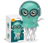 Générique Dancing Squid Toy, Dancing Jellyfish Toy, 2025 New Tummy Time for, with LED Light and Music,Funny Squid for Office Desk Decor (Green)