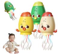 Générique Dancing Squid Toy,Electric Dancing Octopus Toy,Squid Tummy Time Toys,Funny Octopus Toys with Dynamic Sound and Light,Crazy 8-Leg Auto-Dance Octopus,Suitable for All Children (3PCS)
