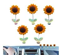 Générique Dancing Sunflower - 5pieces Sunflower Ornaments