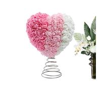 Générique d'arbre en Forme de cœur de Roses - Ornement décoratif sur Le thème de la Saint-Valentin, Accent d'arbre élégant, décoration de Vacances Romantique de qualité supérieure, Accessoire créatif