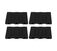 Générique Dart Flight Protectors, Dart Needle Holder, 4 Pieces Compact Secure Fit Easy Access Abs Material Rugged Build Fast Setup, Storage Box for Home Office Men Women, 1.26x1.02 inches, Black