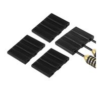 Générique Dart Flight Protectors for Steel Tip, 4-Piece Dart Needle Storage Box, ABS Insert Holder Case, Accessories for Tournaments, Home, Indoor, Travel, Men’s Outdoor Dart Games Gear, 3.2x2.6cm