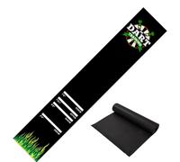 Générique Dart Mat | Crystal Velvet Non-Slip Floor Pad 300x34cm 3mm Thick | Shock-Absorbing Dart Carpet with 4 Throw Distances, Protective Indoor/Outdoor Playroom Bar Party Mat for Men, Women, Adults