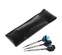 Générique Darts Case, PU Leather Dart Holder, Portable Shafts Organizer, Durable Storage Carrying Case, Traveling, Outdoor, Home, School, Convenient Accessory Organizer for Darts Equipment